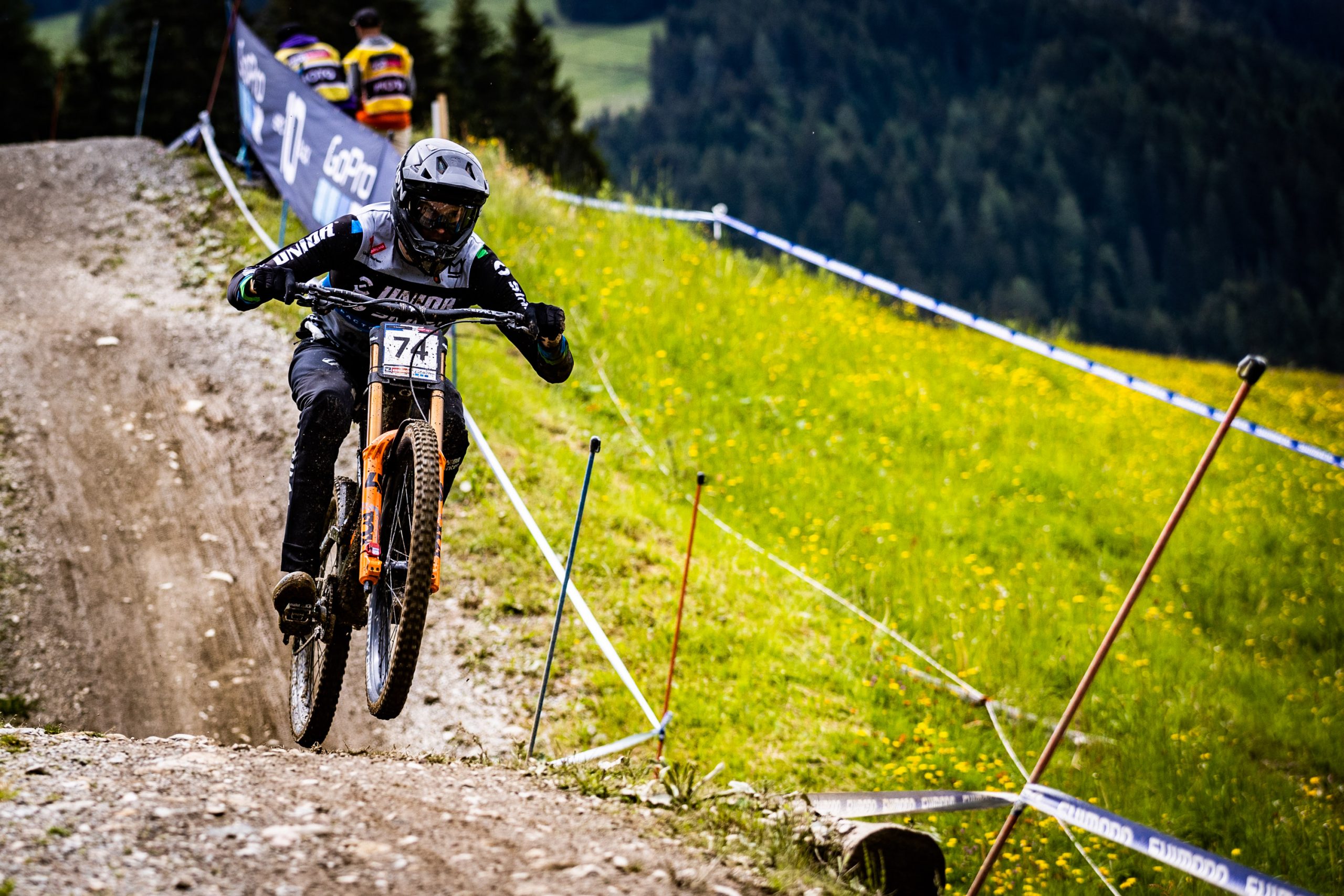 Leogang DH: strong attack, but no glory